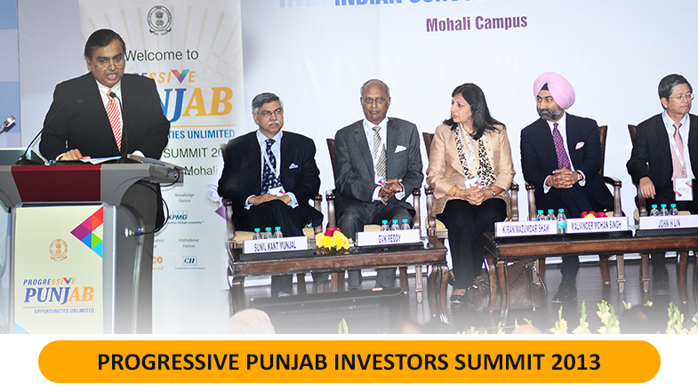 Progressive Punjab Investors Summit 2013